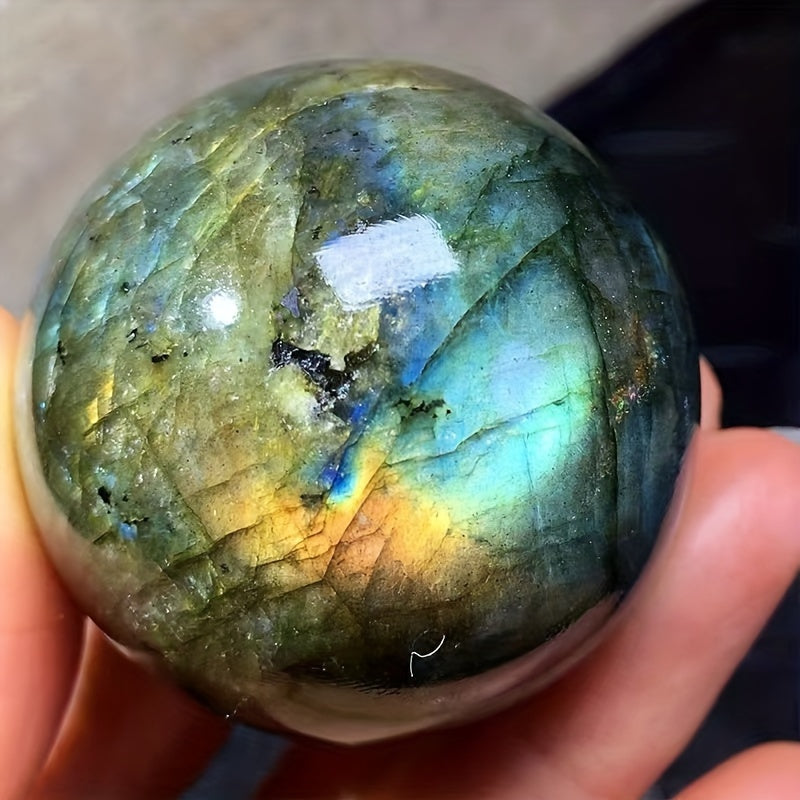 Sphre en labradorite polie 