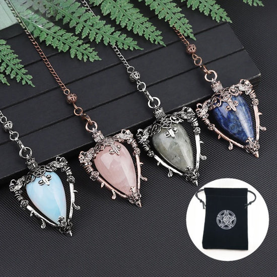 Pendule en cristal goutte deau